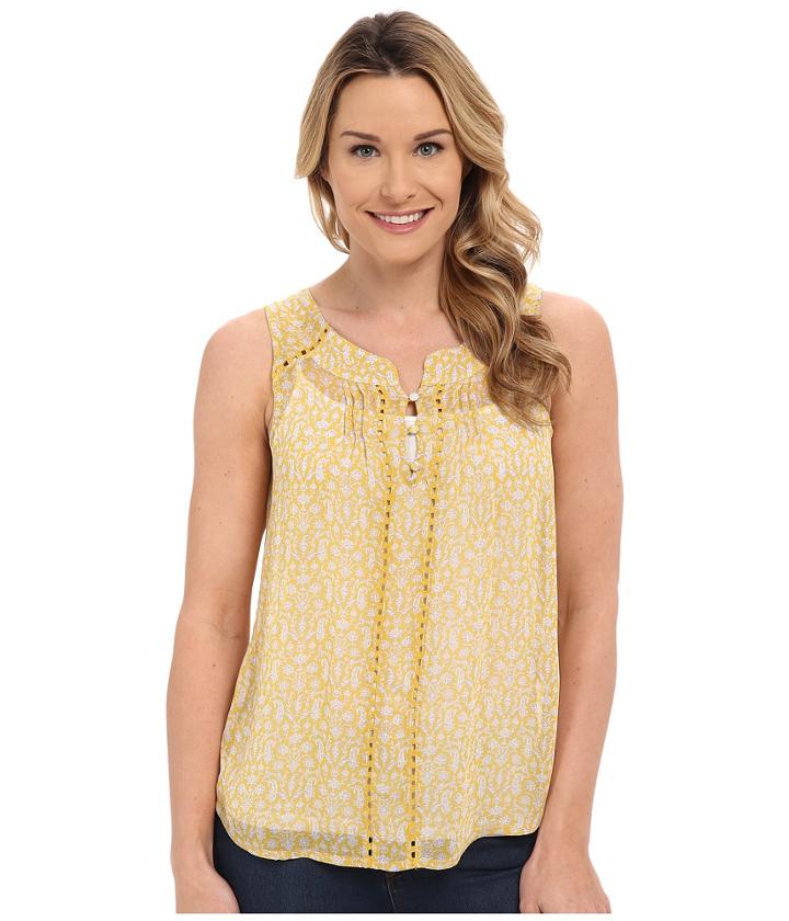 Lucky Brand - Paisley Tank Top