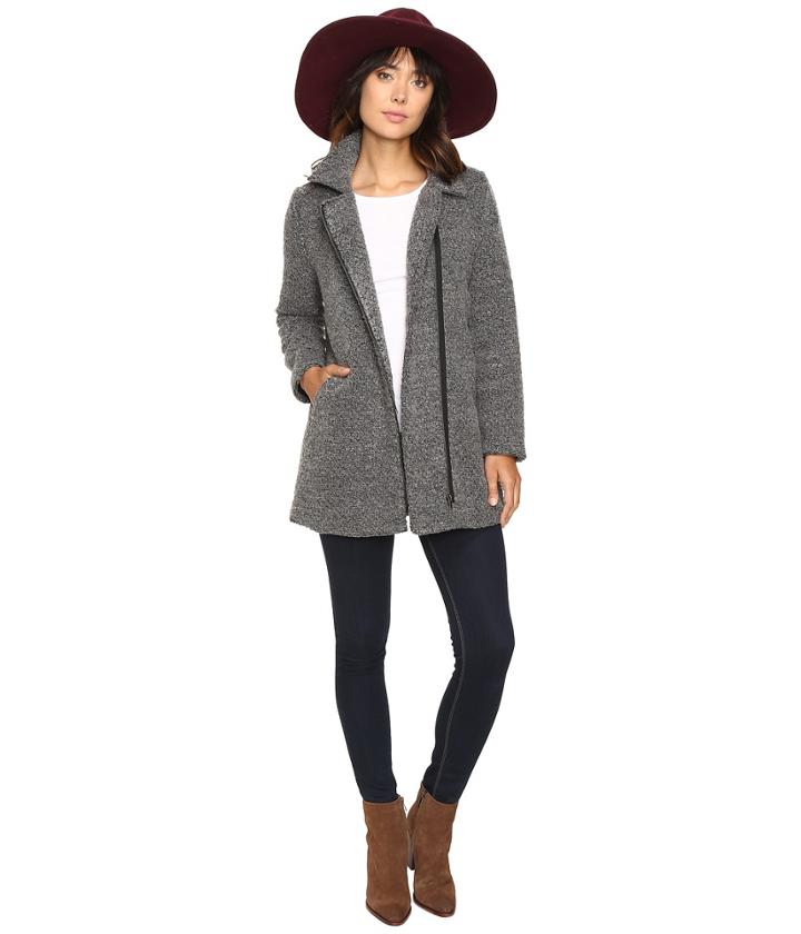 Jack By Bb Dakota - Kantor Boucle Zip-up Coat