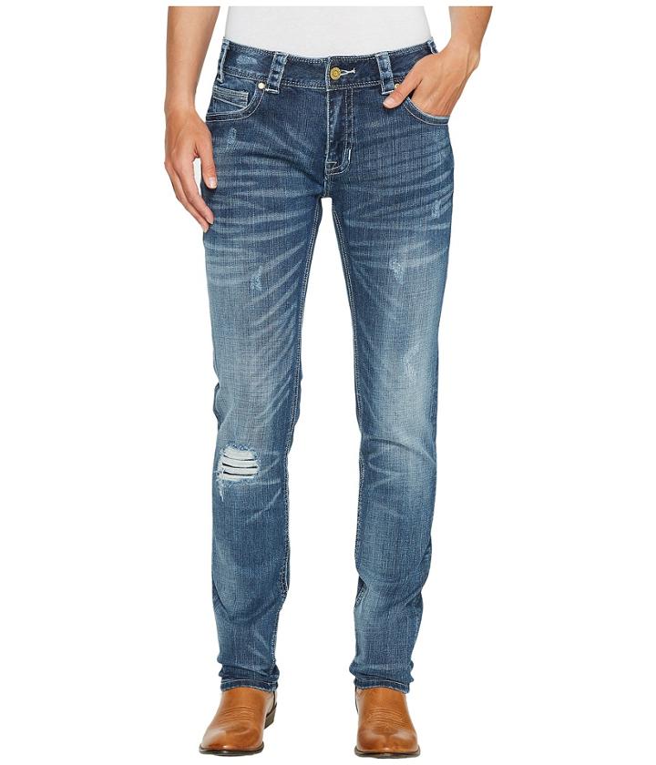 Rock And Roll Cowgirl - Boyfriend Skinny In Medium Vintage W2s2336