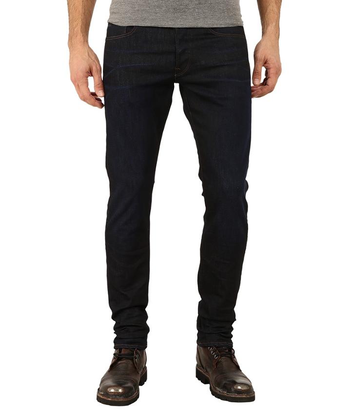 G-star - 3301 Tapered Fit Jeans In Visor Stretch Denim Dark Aged