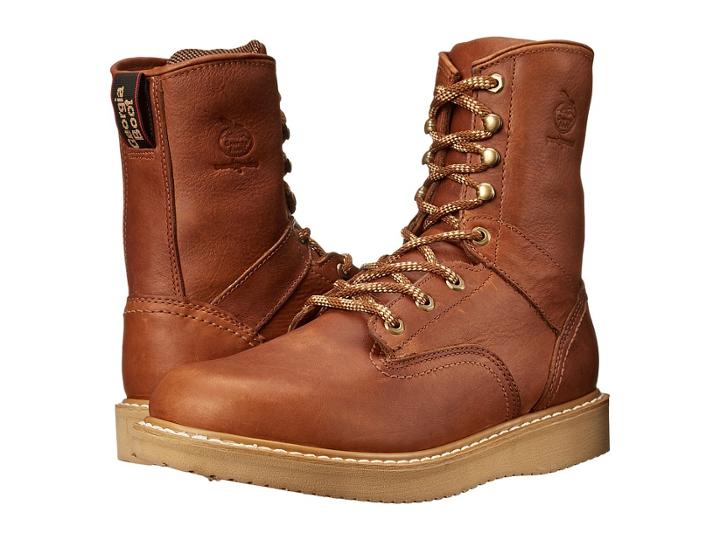 Georgia Boot - Wedge 8 Lace Up
