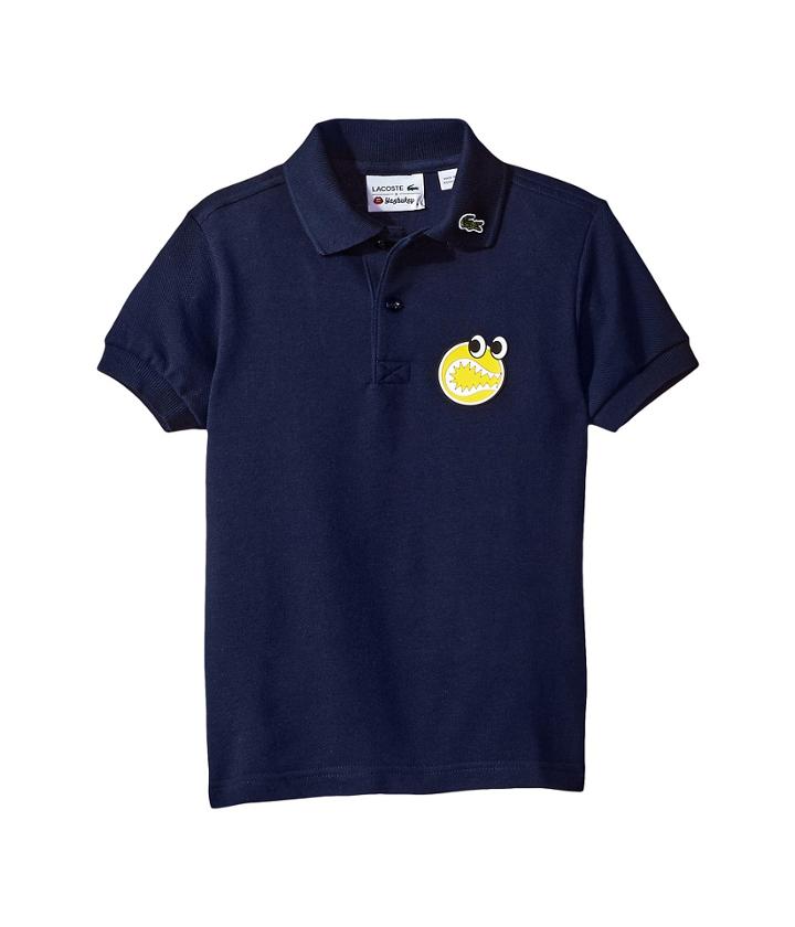 Lacoste Kids - Yazbouky Short Sleeve Googly Eyes Polo