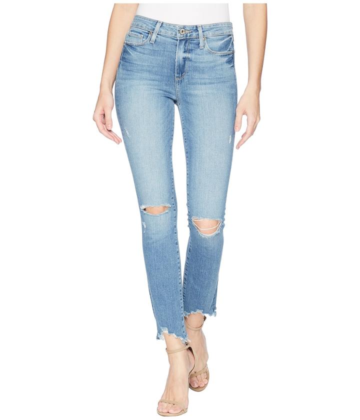 Paige - Hoxton Ankle Peg W/ Worn In Hem In Janis Destructed