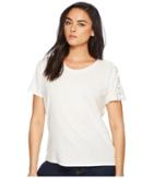 Lauren Ralph Lauren - Lace-up Linen-jersey Top