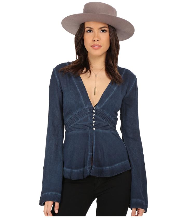 Free People - Boho Sleeve Blouse