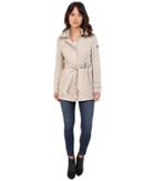 Calvin Klein - Belted Hooded Quilt W/ Hardware Detail