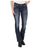 Rock And Roll Cowgirl - Mid-rise Bootcut In Medium Vintage W1-6435