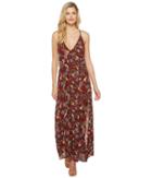 Brigitte Bailey - Amina Spaghetti Strap Floral Maxi Dress