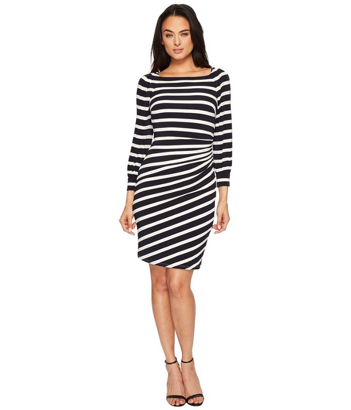 Lauren Ralph Lauren - Kynara Tug Boat Stripe Matte Jersey Dress
