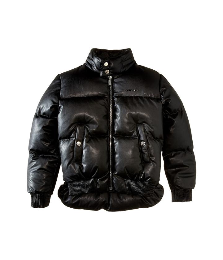 Dsquared2 Kids - Leather Puffer Jacket