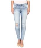 Hudson - Lilly Mid-rise Ankle Skinny With Distress In Rialto