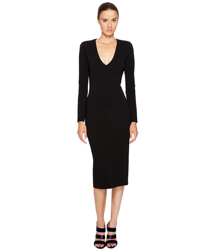 Dsquared2 - Wool Jersey Long Sleeve Dress