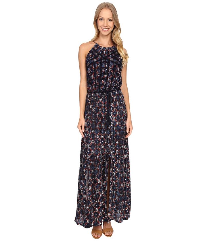 Lucky Brand - Printed Maxi Dress