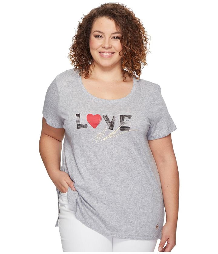 Michael Michael Kors - Plus Size Love Logo Tee
