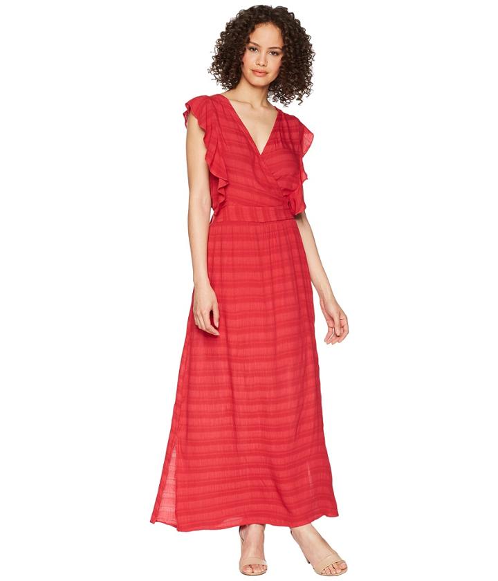 Michael Stars - Plisse Ruffle Maxi Dress