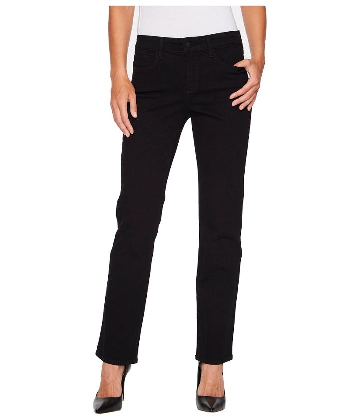 Nydj - Marilyn Straight - Short Inseam In Black