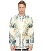 Versace Collection - Conch Shell Silk Button Up