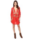 Free People - Pretty Pineapple Embroidered Dress