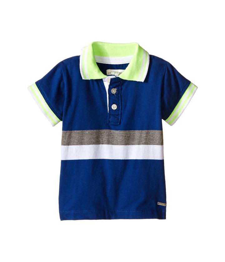 Pumpkin Patch Kids - Color Block Stripe Polo