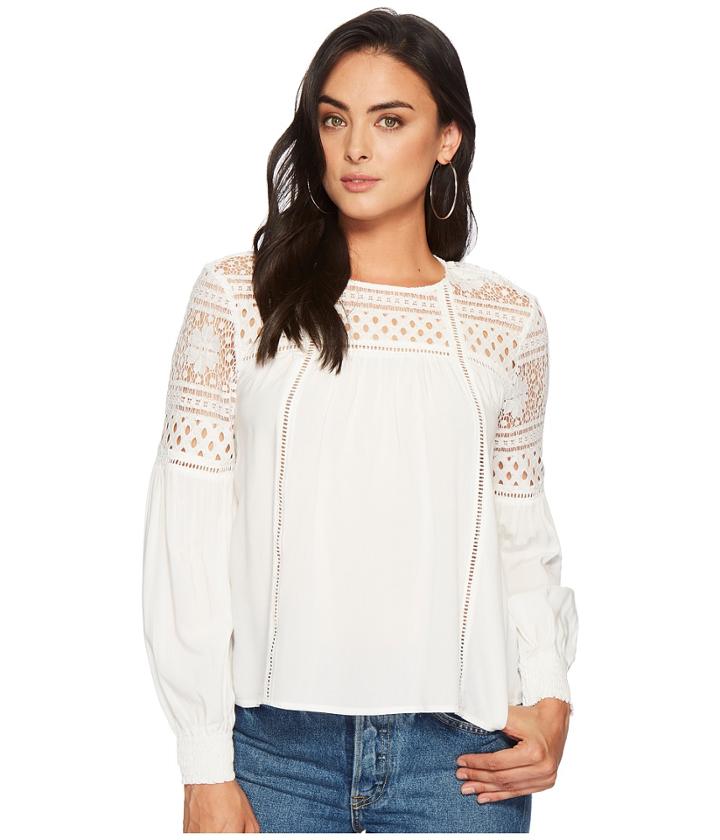 Jack By Bb Dakota - Newman Top With Lace Yoke