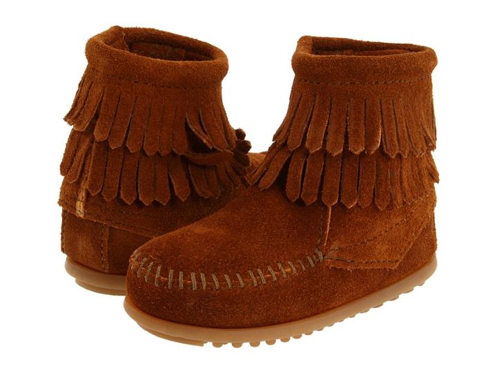Minnetonka Kids - Side Zip Double Fringe