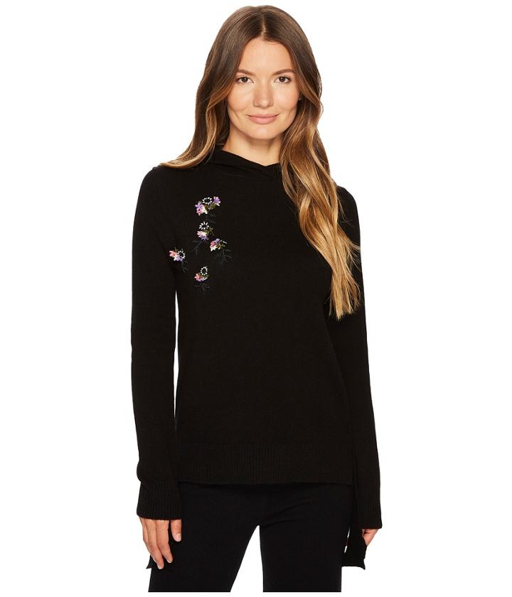 Cashmere In Love - Heather Oya Embroidered Hoodie