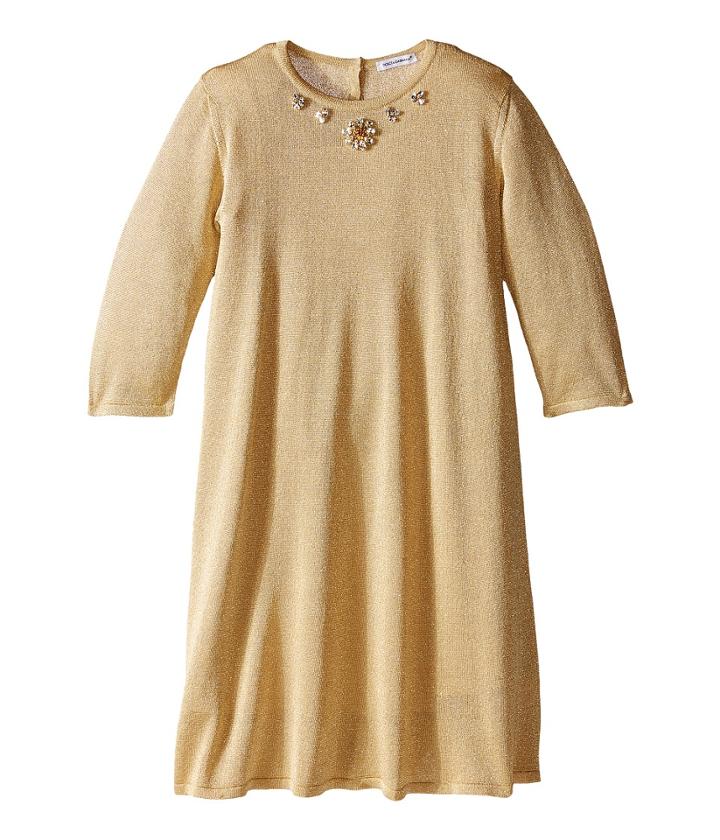 Dolce &amp; Gabbana - Lurex Long Sleeve Dress