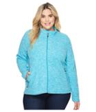 Roper - Plus Size 1464 Cationic Turquoise Micro Fleece