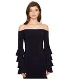 Kamalikulture By Norma Kamali - Ruffle Off Shoulder Top
