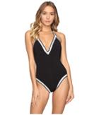 Seafolly - Summer Vibe Deep V Maillot One-piece