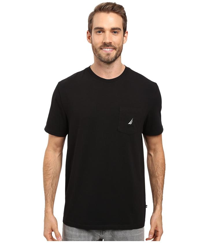 Nautica - Short Sleeve Solid Anchor Pocket Tee