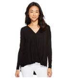 American Rose - Nora Cross-front Long Sleeve Top