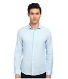 Michael Kors Slim Garment Dye Linen Shirt