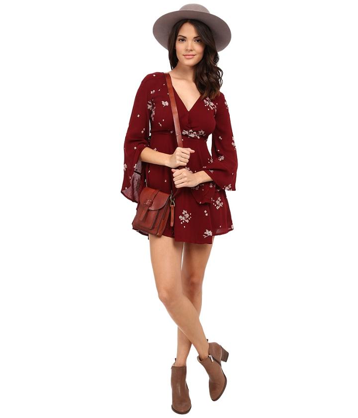 Free People - Jasmine Embroidered Mini Dress