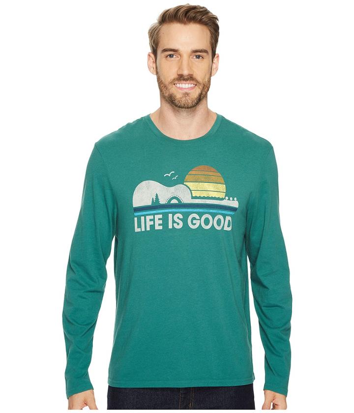 Life Is Good - Camp Guitar Life Is Good(r) Long Sleeve Smooth Tee
