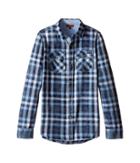 7 For All Mankind Kids - Long Sleeve Button Up Plaid Flannel Shirt