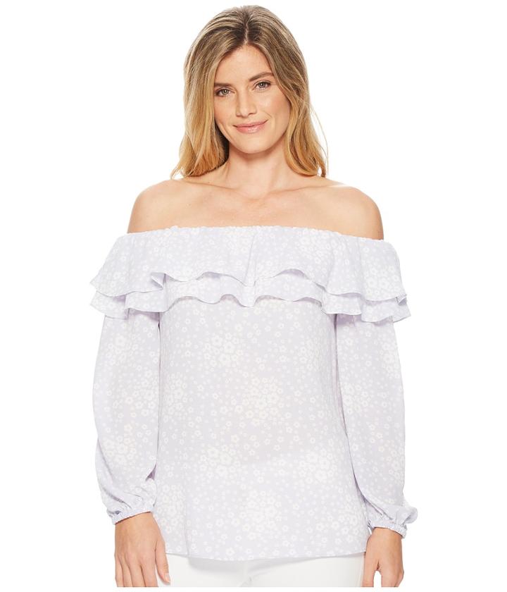 Michael Michael Kors - Mod Floral Off Shoulder Top