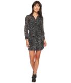 Lucky Brand - Printed Tie Front Dress
