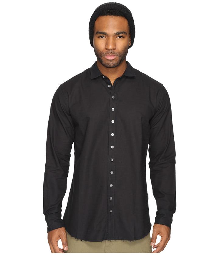 Publish - Xander - Premium Slubbed Rew Hem Button Up