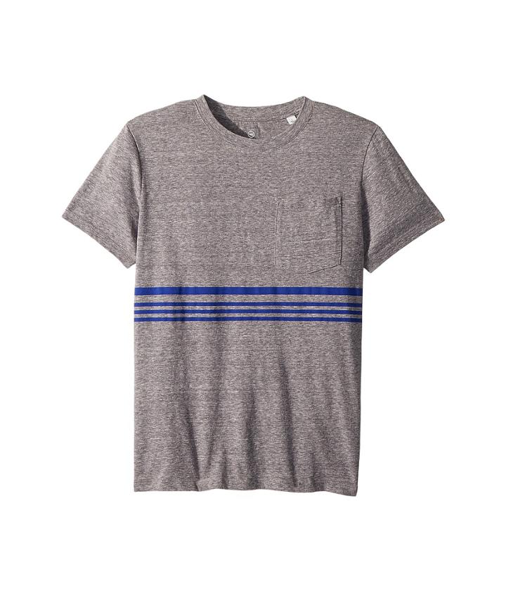 Ag Adriano Goldschmied Kids - Declan Striped Pocket Tee