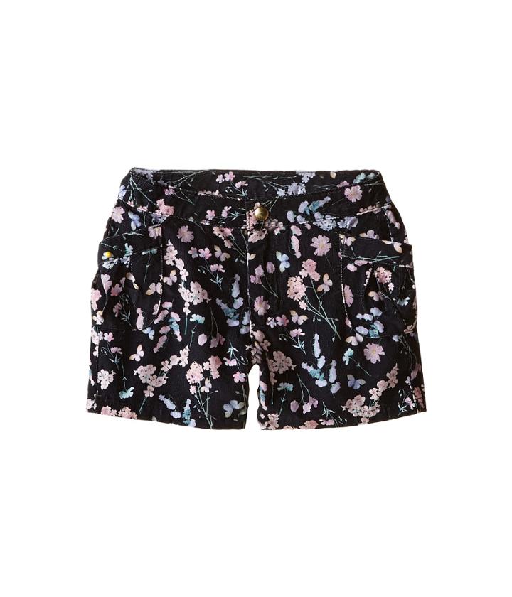 Kardashian Kids - Cord Printed Shorts With Front Patch Pockets