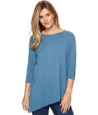 Lisette L Montreal - Sienna Jersey Asymmetrical Hem Top