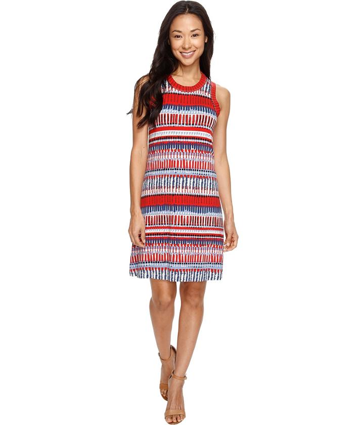 Karen Kane - Painted Stripe Halter Dress