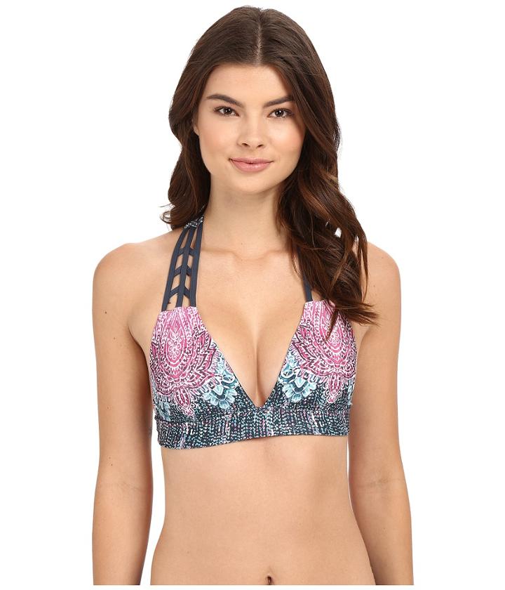 Lucky Brand - Midnight Paisley Halter Top
