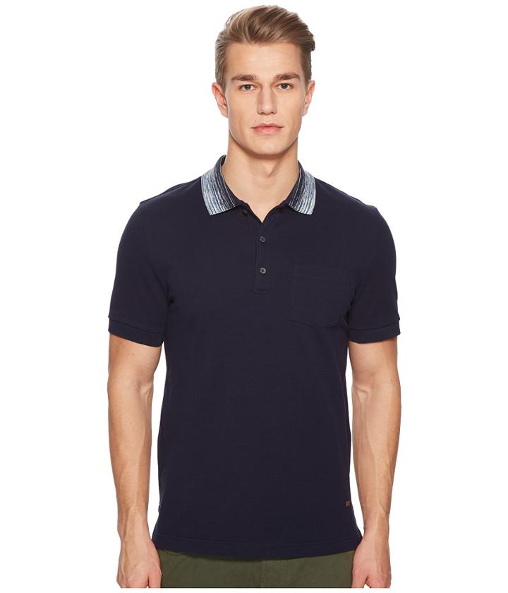 Missoni - Pique Polo With Contrast Collar