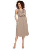 Ellen Tracy - Front Tie Wrap Dress