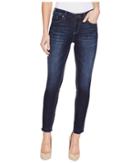 Two By Vince Camuto - Indigo Undone Hem Five-pocket Ankle Jeans In Dark Authentic