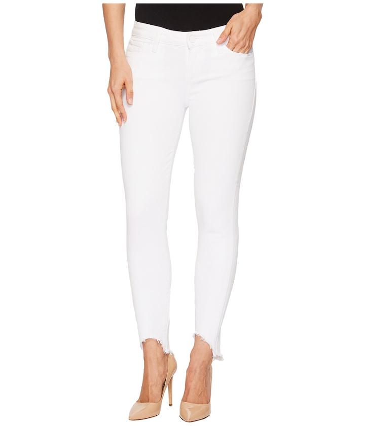 Paige - Verdugo Crop W/ Arched Hem In Crisp White