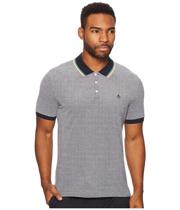 Original Penguin - Short Sleeve Tipped Birdseye Polo
