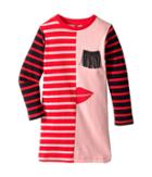 Stella Mccartney Kids - Kora Striped Dress W/ Fringe Eyelash Detail